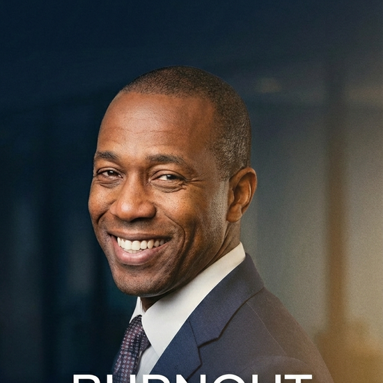 A man singing about corporate life